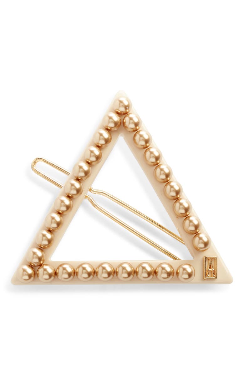 Alexandre de Paris Triangle Side Barrette, Main, color, 