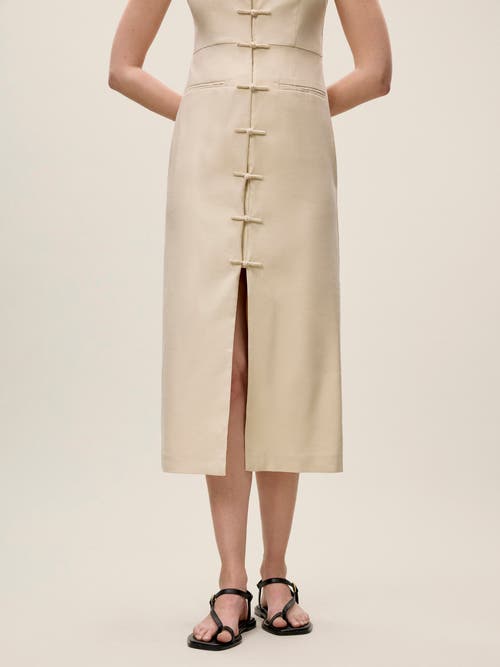 REBECCA TAYLOR REBECCA TAYLOR BEATRICE STRETCH LINEN DRESS