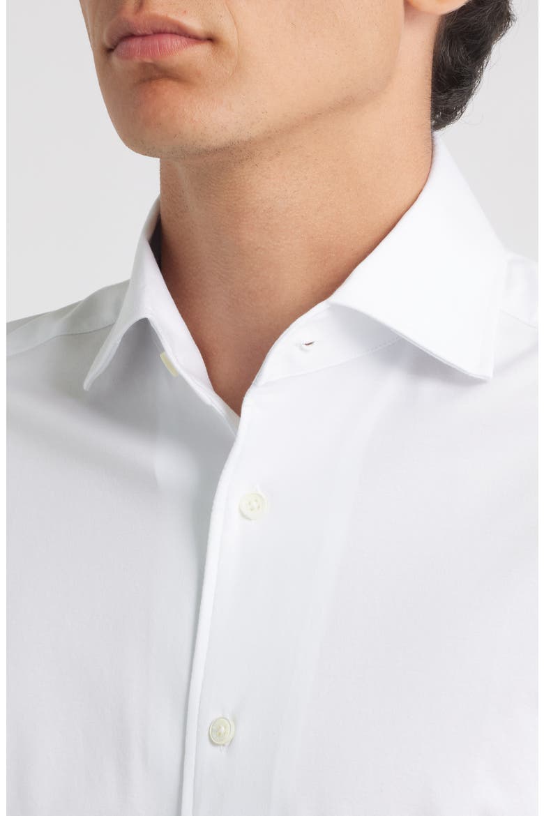 Devon OoohCotton® Button-Up Shirt, Alternate, color, WHITE