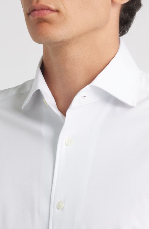 Bugatchi Devon Ooohcotton® Button-up Shirt In White