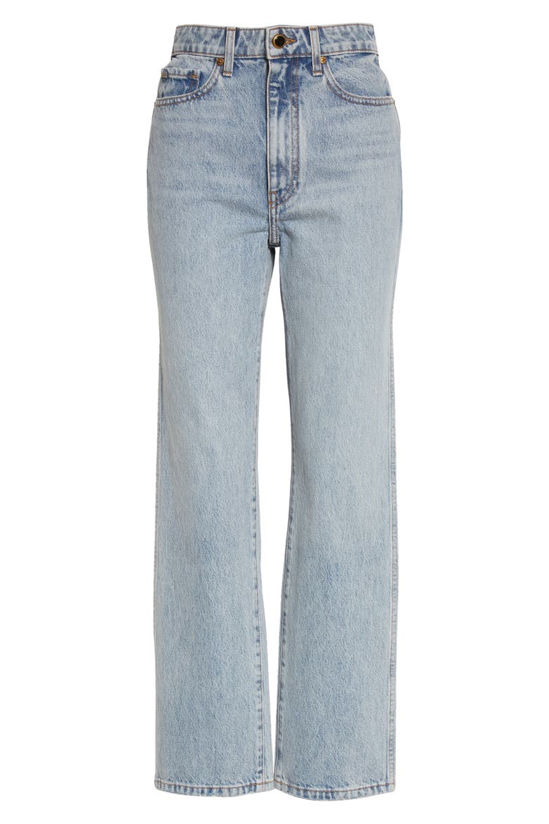 High Waist Crop Jeans, Alternate, color, SANTA FE