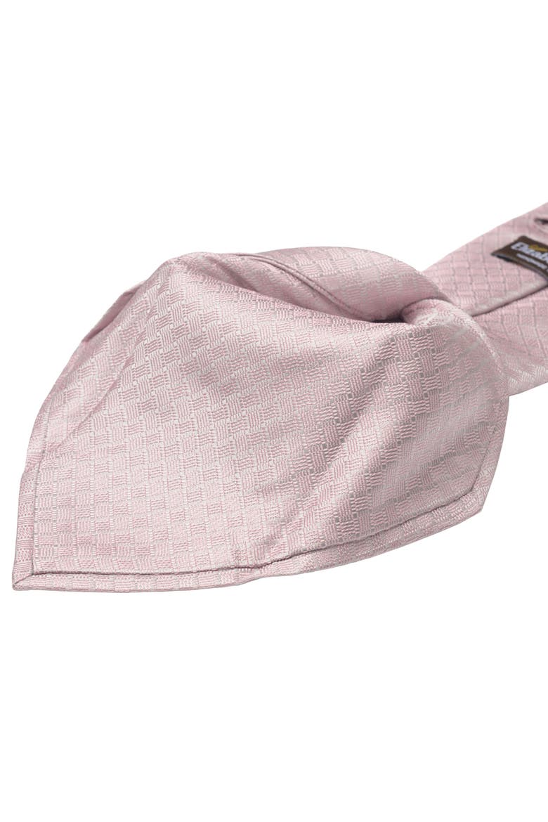 Mancini - Silk Jacquard Tie for Men, Alternate, color, Pink