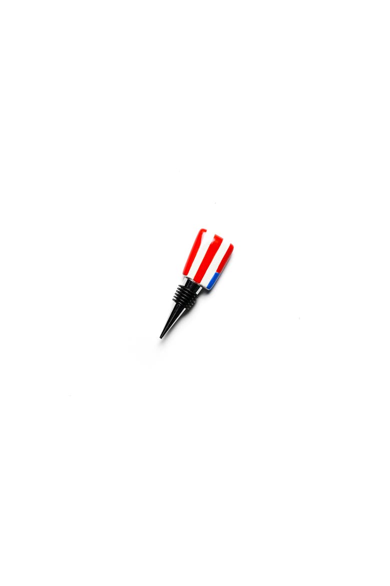 Flag Bottle Stopper, Alternate, color, Red