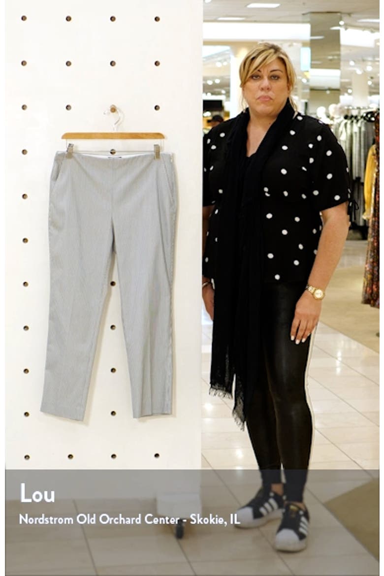 Treeca Stripe Crop Pants video