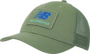 New Balance NB Stacked Patch Logo Trucker Hat