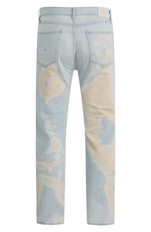 Hudson Wes Classic Straight Fit Jeans In Bleached Cloud