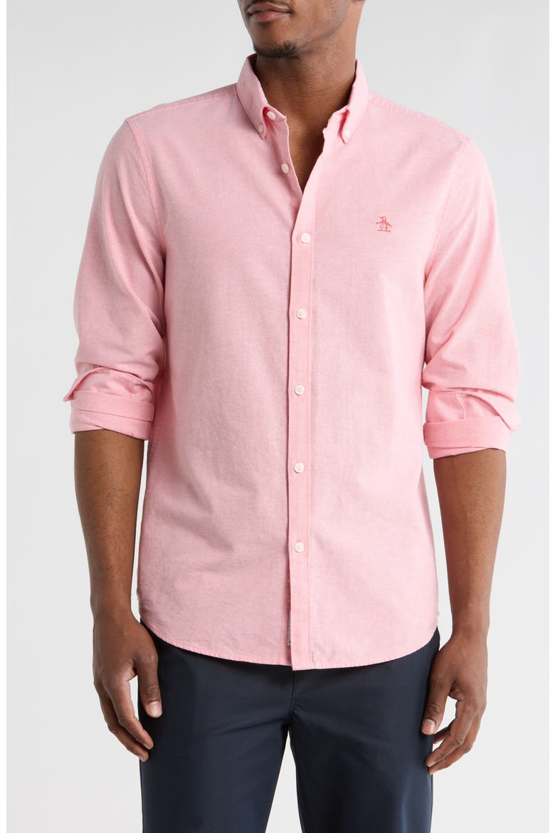 tenne handcrafted modernブラウスピンク ocaille Core Oxford Button-Up Shirt (Men) | Nordstromrack