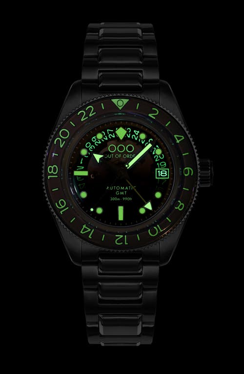 Out Of Order Shaker Automatic Gmt Bracelet Watch, 40mm In Cuba Libre Limited Edition