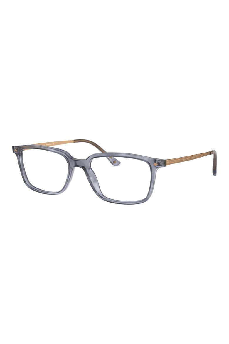 55mm Rectangular Optical Glasses, Alternate, color, BLUE