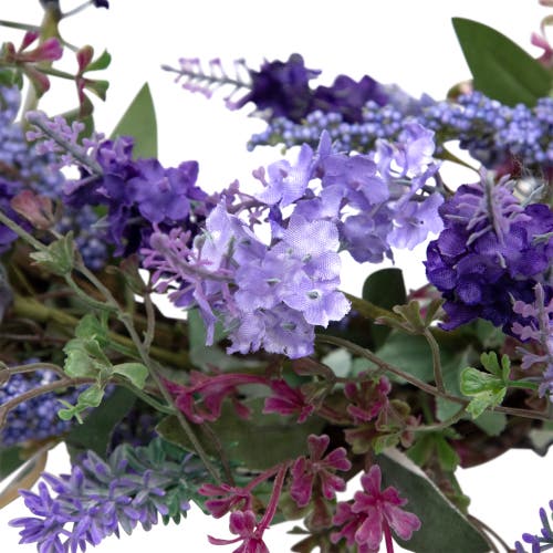 Northlight 18in Lavender Artificial Spring Wreath In Purple