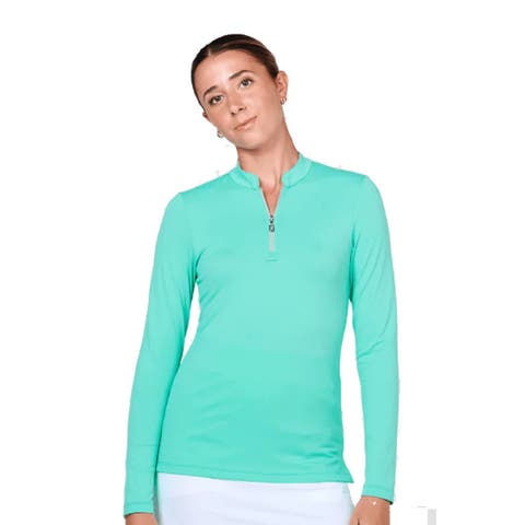Womens 1/4 Zip Golf Shirt