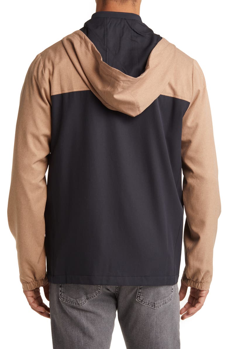 TravisMathew Beer Garden Colorblock Hooded Jacket, Alternate, color,