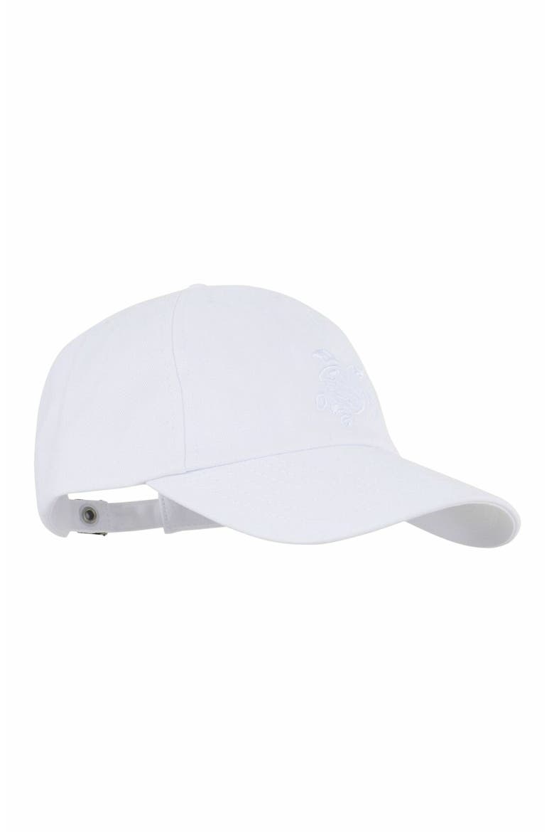 Embroidered Baseball Cap, Main, color, BLANC
