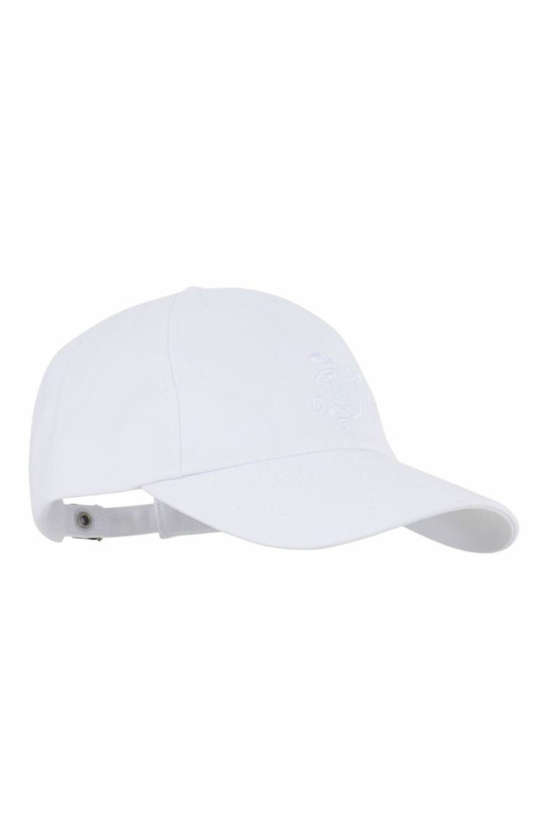 Vilebrequin Embroidered Baseball Cap, Main, color, Blanc