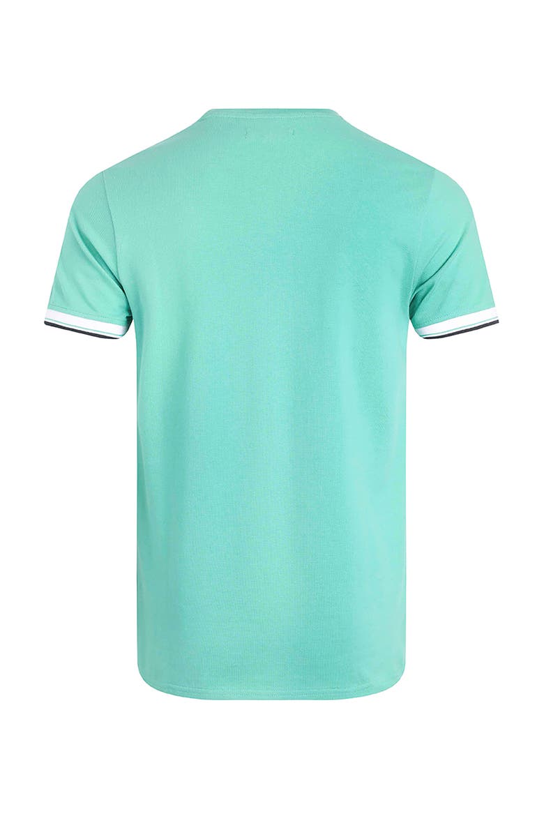 Danville Pique T-Shirt, Alternate, color, Aqua Marine