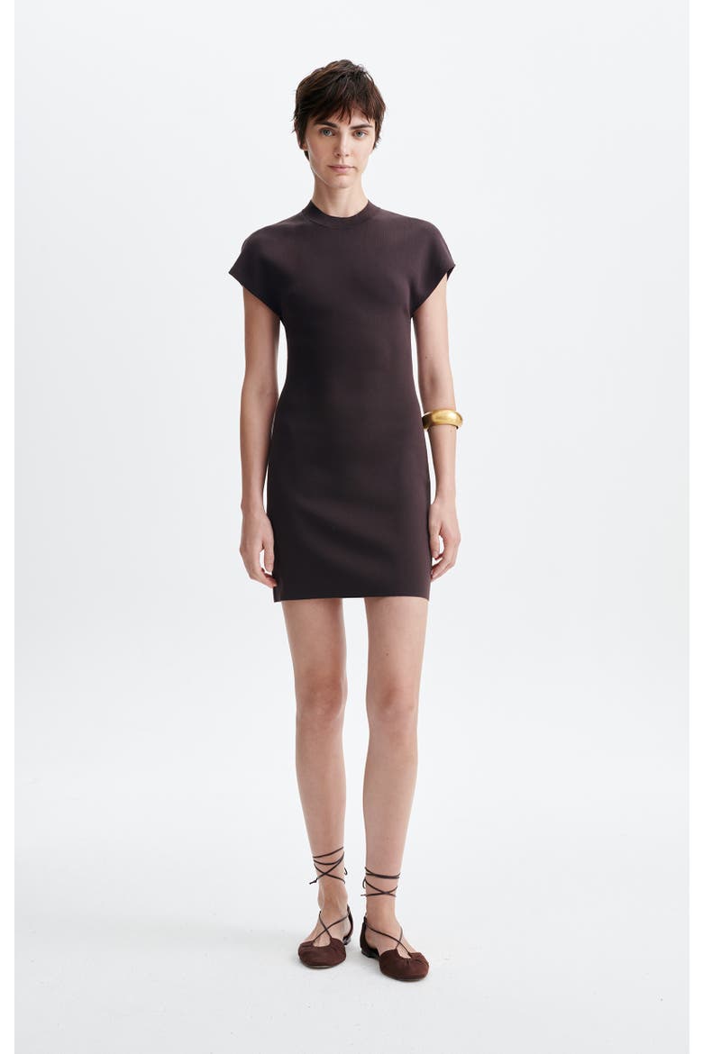 Knit Dress, Main, color, Brun