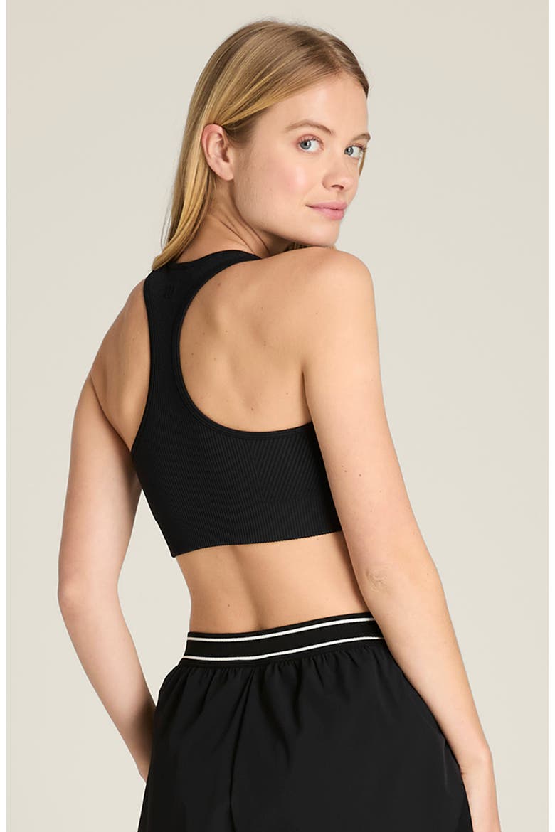 Everyday Rib Sports Bra, Alternate, color, BLACK