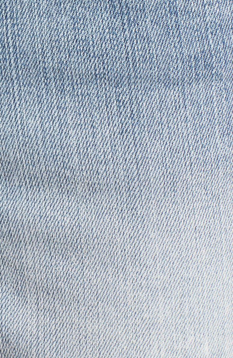 STS Blue Fray Hem Denim Boyfriend Shorts, Alternate, color, 