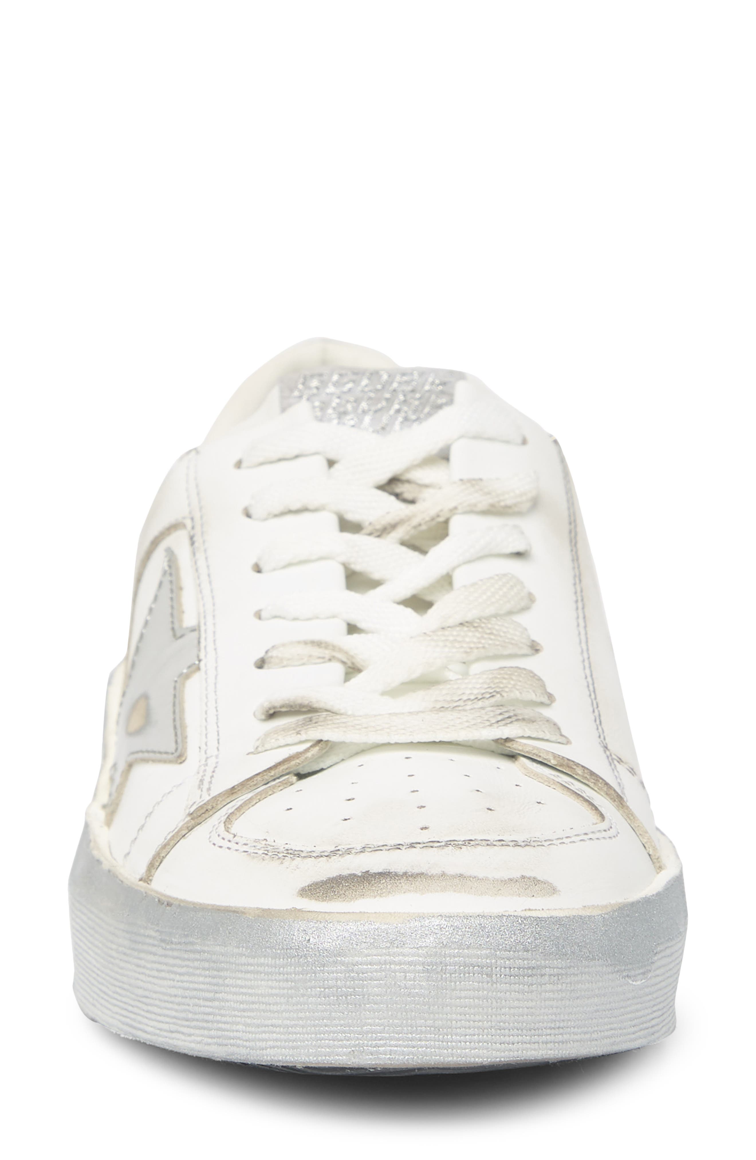 Golden Goose Stardan Low Top Sneaker, Alternate, color, White/ Silver