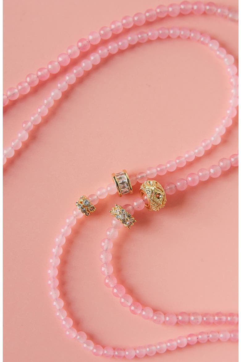 Ann Set of 3 Necklaces, Alternate, color, PINK