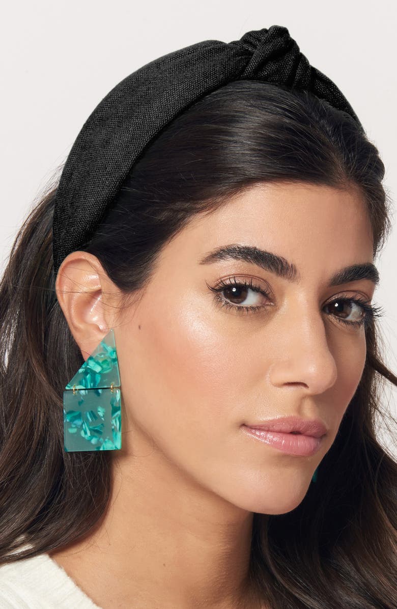 Lele Sadoughi Woven Knotted Headband, Alternate, color, 