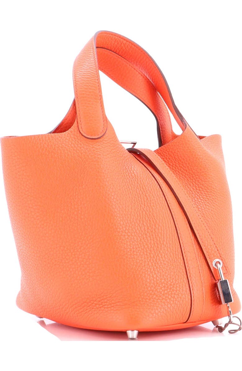 Pre-Owned Hermes Picotin Lock Bag Clemence PM, Alternate, color, Orange Poppy