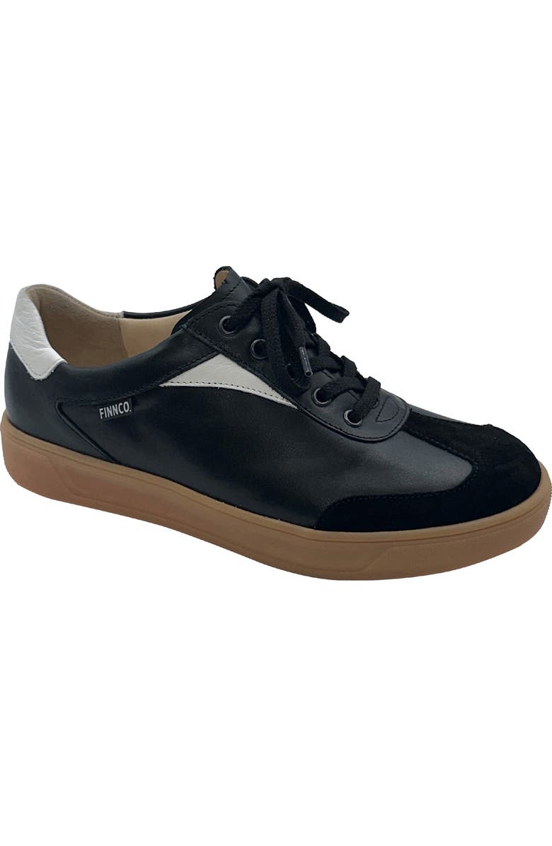 Finn Comfort Interlagos Sneaker, Main, color, Black / White