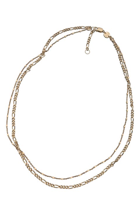 Marren 18k Gold Plated Layered Necklace