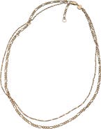Jennifer Zeuner Marren 18k Gold Plated Layered Necklace