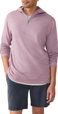 Faherty Movement Quarter Zip Hoodie