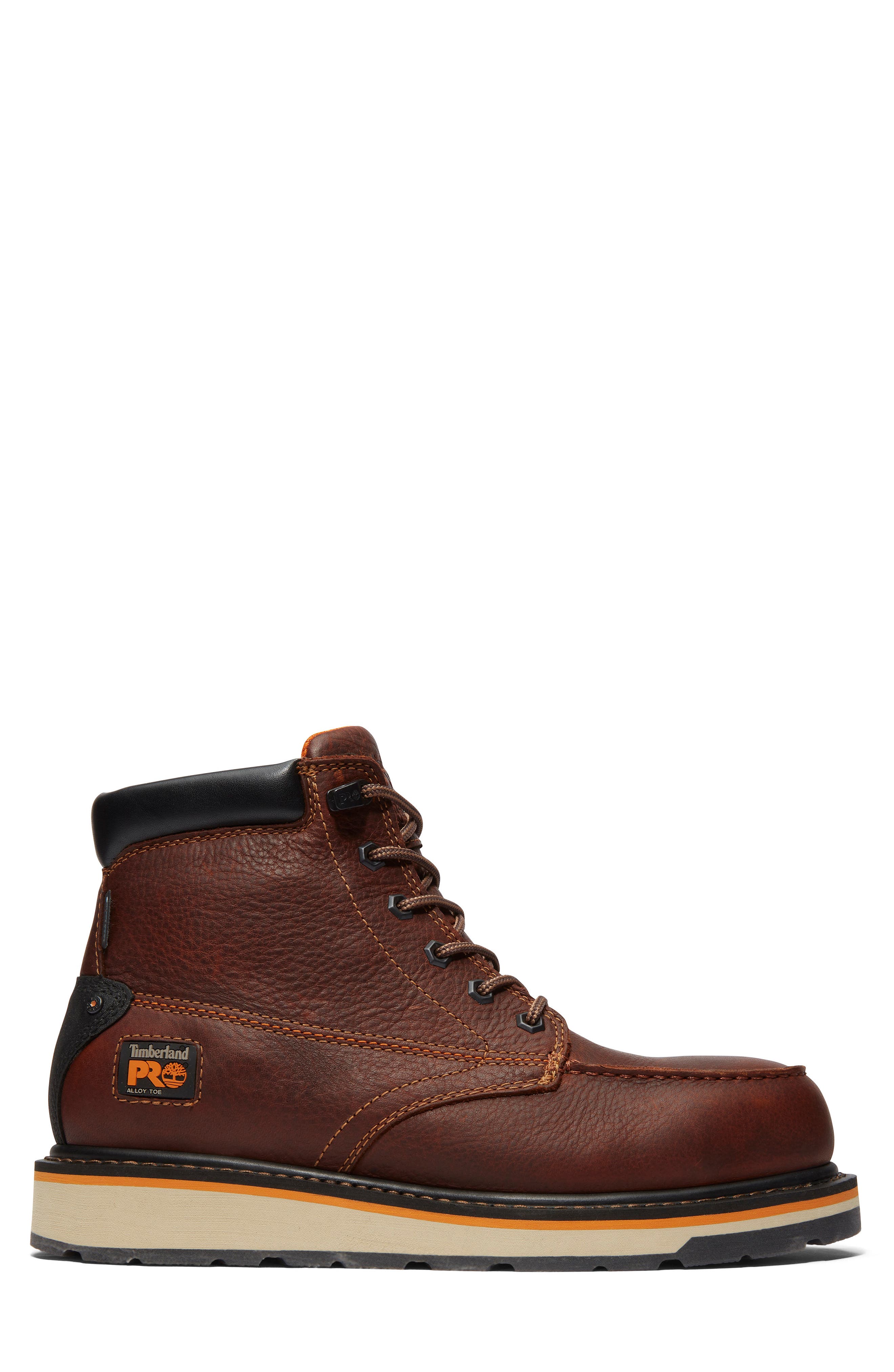 Gridworks 6" Waterproof Work Boot, Alternate, color, BROWN