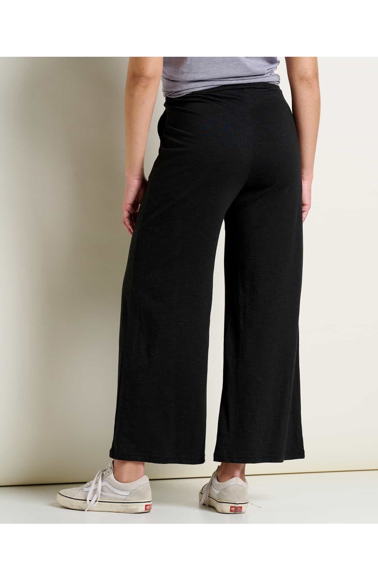 Toad & Co Chaka Wide Leg Crop Pant, Alternate, color, Black