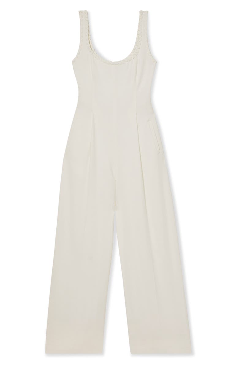 Reiss Atelier Max Whipstitch Detail Sleeveless Jumpsuit, Alternate, color, 