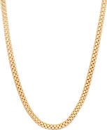 FZN 14K Gold Plated Popcorn Chain Necklace