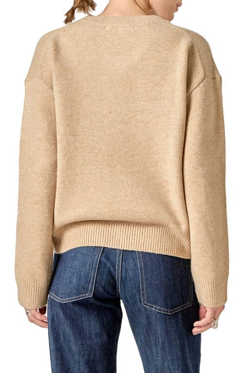 English Factory Lettering Sweater In Brown