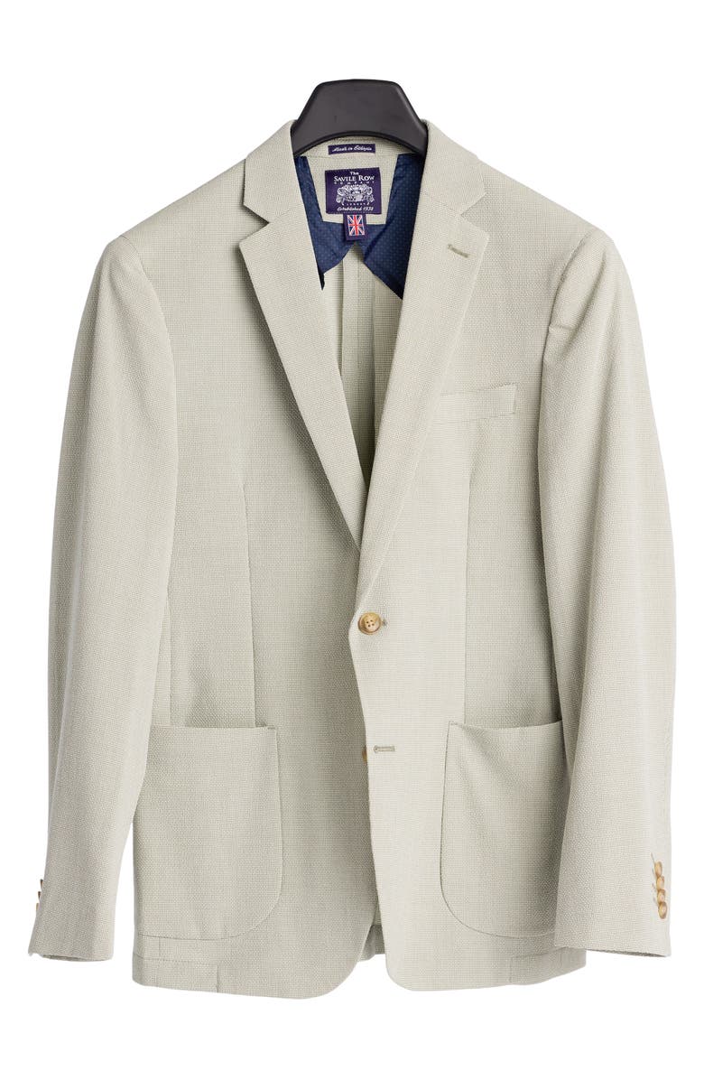 SAVILE ROW CO Micro Check Sport Coat, Alternate, color, Moss