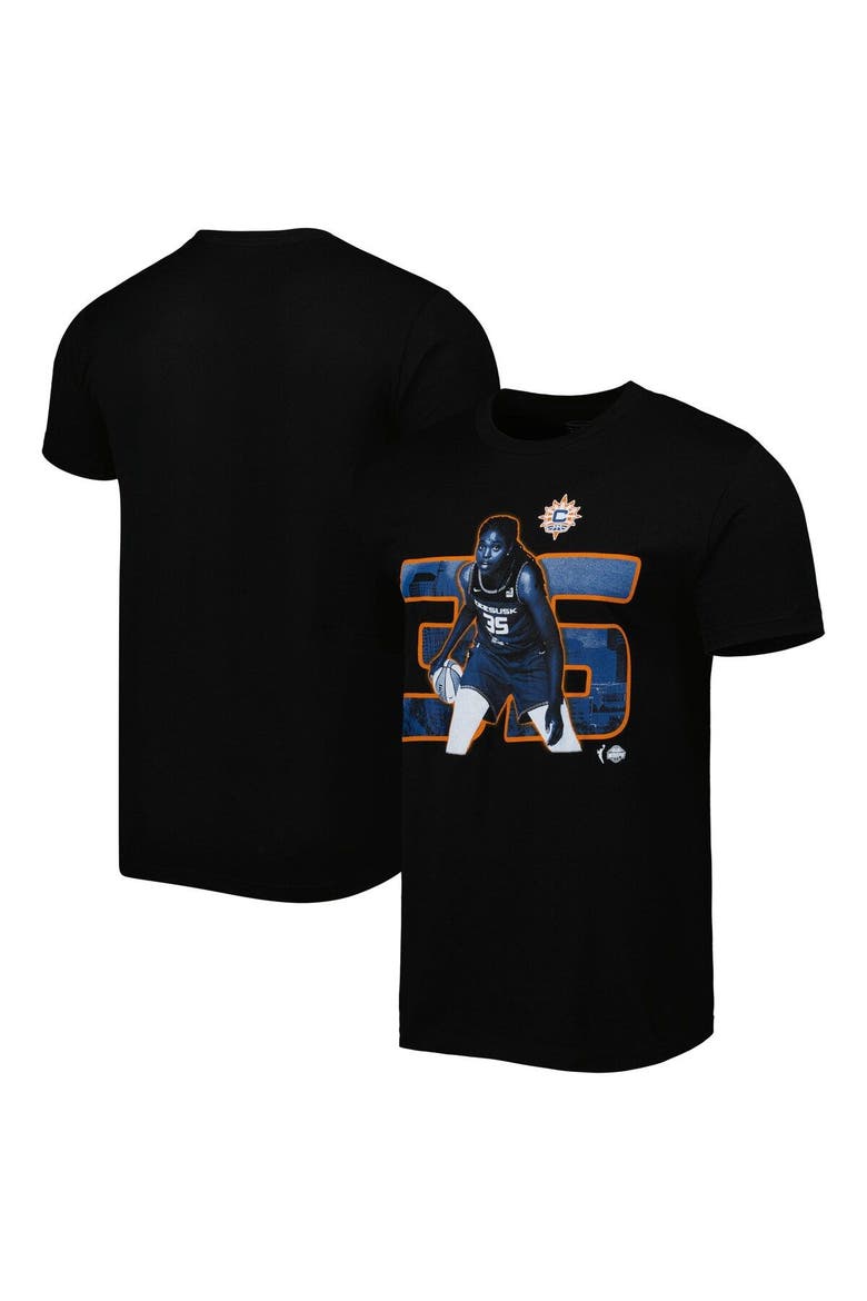Unisex Stadium Essentials Jonquel Jones Black Connecticut Sun Player Skyline T-Shirt, Main, color, Black