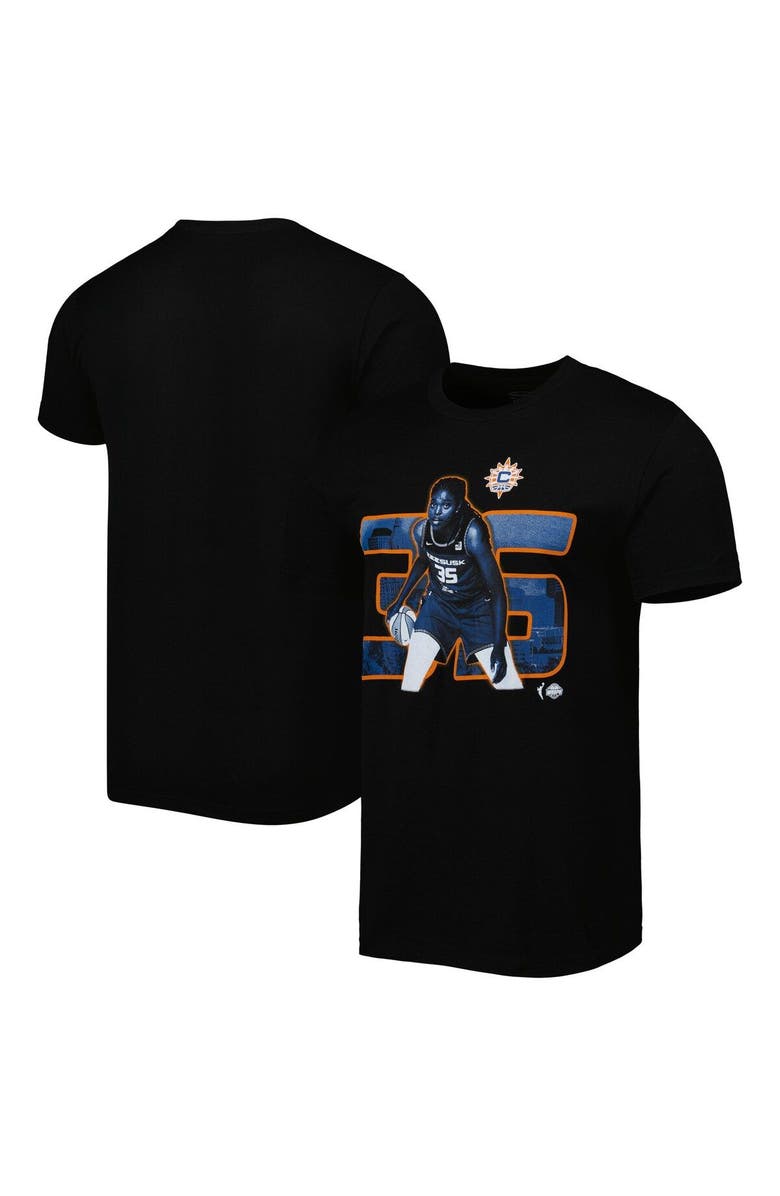 Stadium Essentials Unisex Stadium Essentials Jonquel Jones Black Connecticut Sun Player Skyline T-Shirt, Main, color, Black