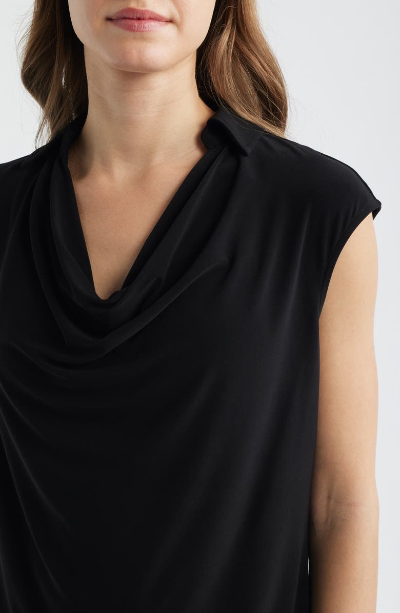 Anne Klein Cowl Neck Extended Shoulder Top, Alternate, color,