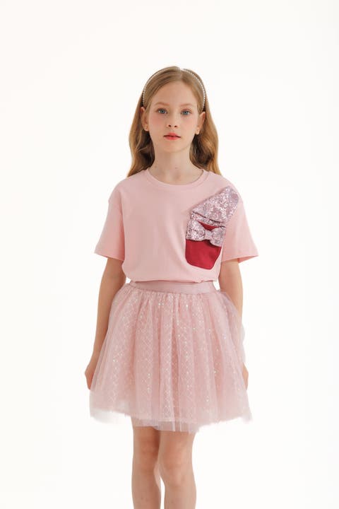 Glimmer Applique Outfit (Toddler, Little Kid & Big Kid)