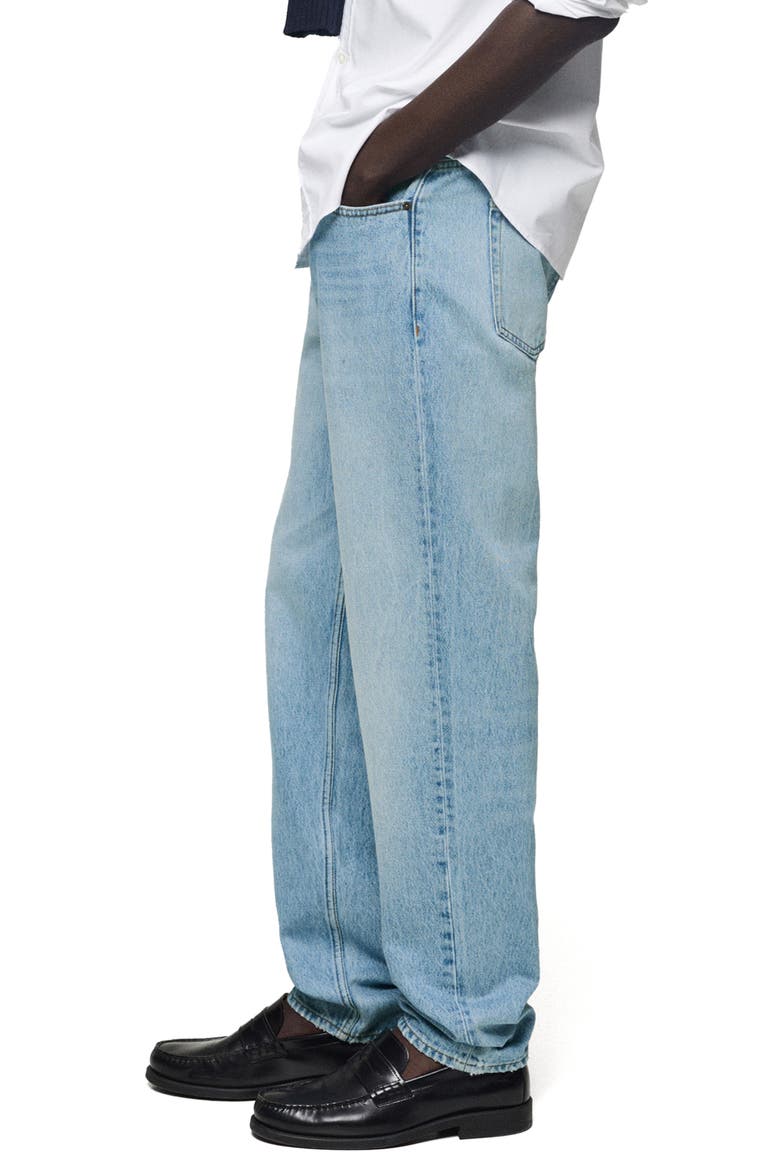 Bob Long Straight Leg Jeans, Alternate, color, MEDIUM BLUE