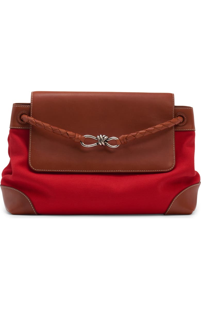 Bottega Veneta Andiamo Mixed Media Messenger Bag, Main, color, 6544 Sca/ Li W-Na/ Li W-V.s