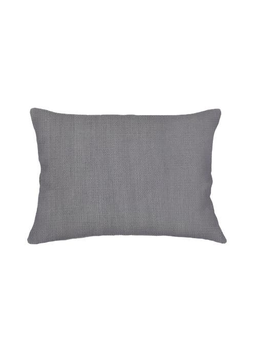 Anaya So Soft Linen Pillow With Down Alternative Insert In Classic Grey