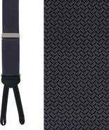 Trafalgar Big & Tall Monte Bello Interlocked Silk Formal Suspenders