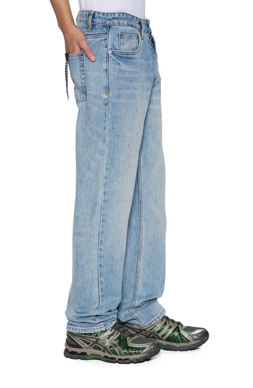 Ksubi Hazlow Manhattan Straight Leg Jeans In Blue