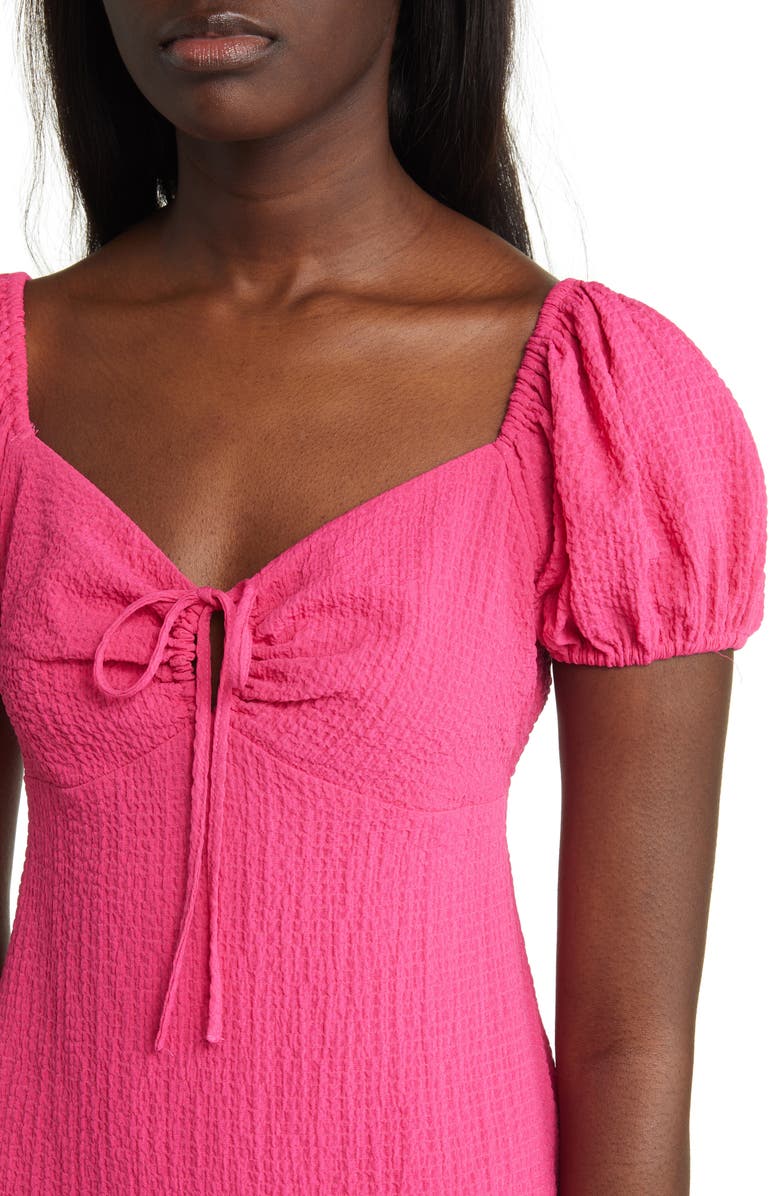 BP. Keyhole Puff Sleeve Dress, Alternate, color,