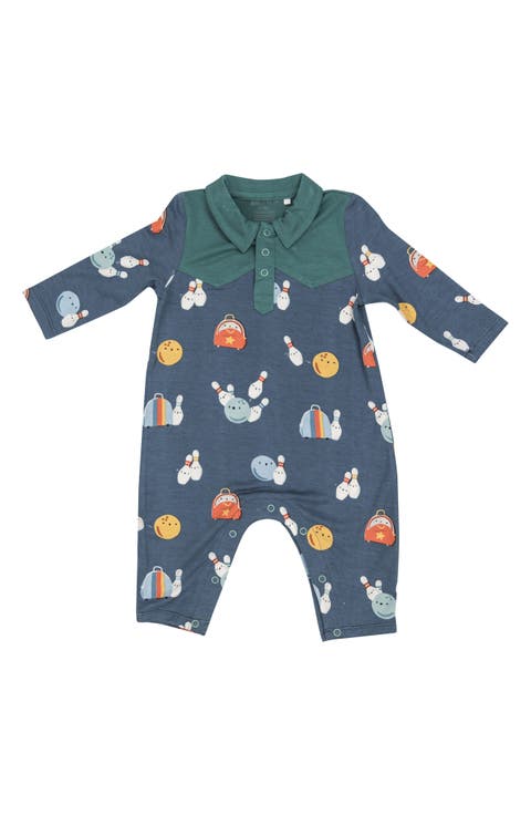 Bowling Print Romper (Baby)