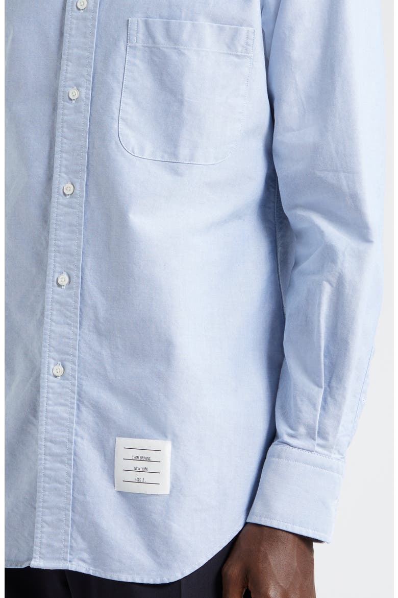 Men's Classic Fit Cotton Button-Down Shirt, Alternate, color, 480 - LIGHT BLUE