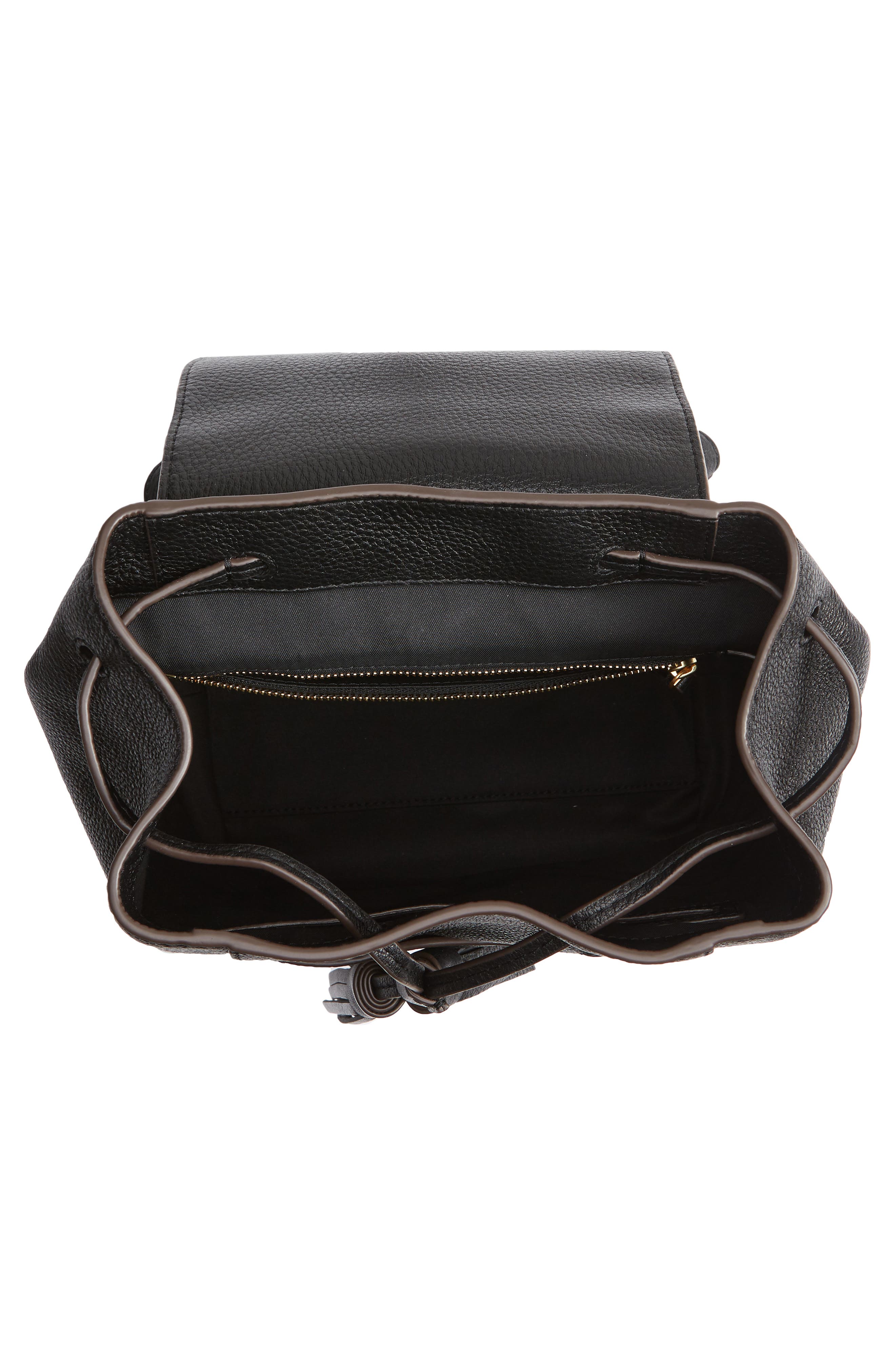 Tory Burch McGraw Leather Backpack, Alternate, color, 