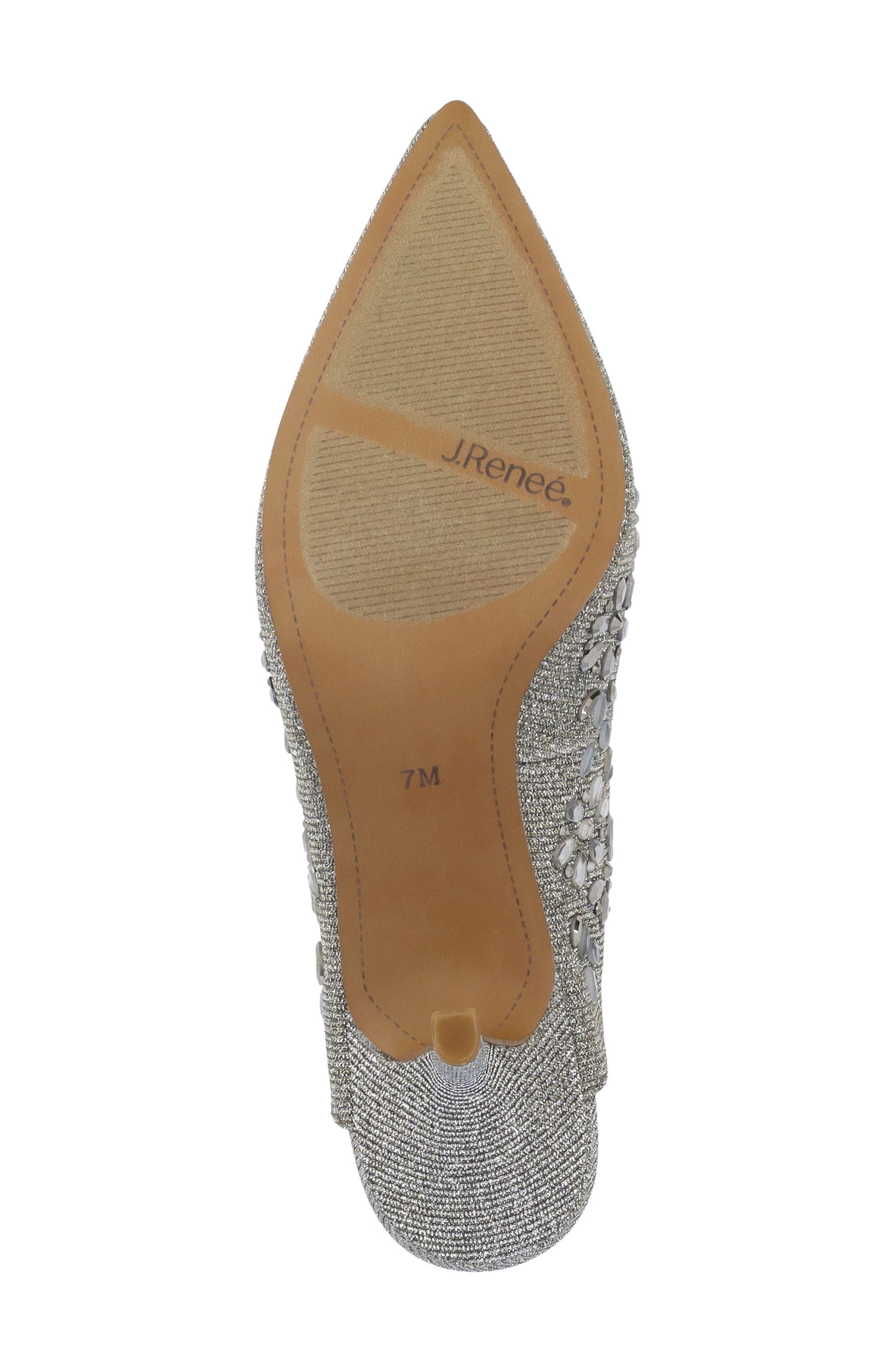 Solara Pointed Toe Slingback Pump, Alternate, color, PEWTER